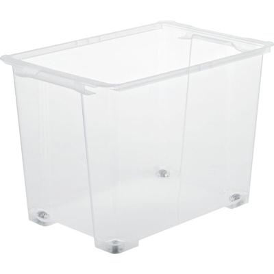 Aufbewahrungsbox evo Easy mit Rollen 65 l transparent Boxen, Körbchen & Kisten - Rotho Image