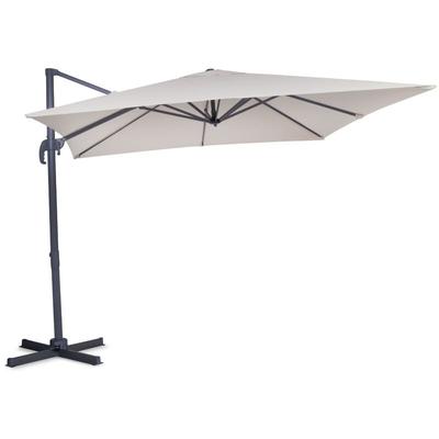 Vonroc - Freitragender Premium Sonnenschirm Pisogne 300x300cm – Robuster Sonnenschirm – Um 360° Image