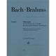 Johannes Brahms - Chaconne Aus Der Partita Nr. 2 D-Moll (Johann Sebastian Bach), Bearbeitung Für Klavier, Linke Hand - Johann Sebastian Bach, Kartonie