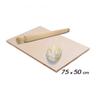 Asse Per Impastare Spianatoia In Legno Con Mattarello Pasta Pizza 75x50 cm