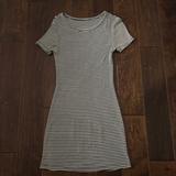 Brandy Melville Dresses | Brandy Melville Striped Mini Dress (Above Knee) | Color: Black/White | Size: One Size