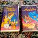 Disney Media | Aladdin And Beauty And The Beast Black Diamond Vhs | Color: Black | Size: Os