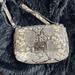 Michael Kors Bags | Authentic Michael Korse Snake Skin Studded Shoulder Bag | Color: Gray/Silver | Size: Os