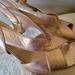 Michael Kors Shoes | Michael Kors Stilettos Sandals Pumps Rose Gold Heels | Color: Gold | Size: 6
