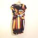 Jessica Simpson Dresses | Jessica Simpson Printed Back Cutout Dress | Color: Black/Orange | Size: 4