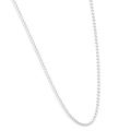 Jollys Jewellers Women's New! 9Carat White Gold 20" Curb Chain/Necklace (1mm Wide) | One Of A Kind Ladies Necklace