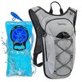Zavothy Lightweight Hydration Backpack with 2L Water Bladder Water Backpack for Hiking Gear Hydration Pack for Cycling Running Biking Hiking Backpack Gray