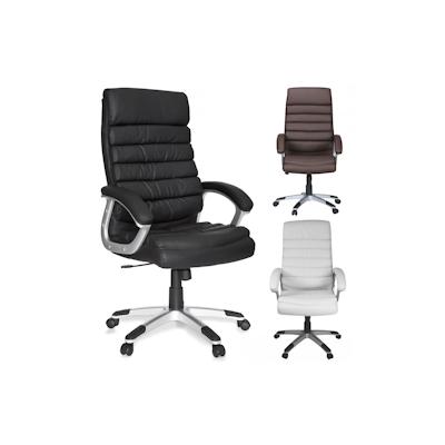 FineBuy Bürostuhl 125 x 60 x 60 cm Weiß Image