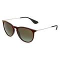 Ray-Ban RB 4171 ERIKA Damen-Sonnenbrille Vollrand Panto Kunststoff-Gestell, rot