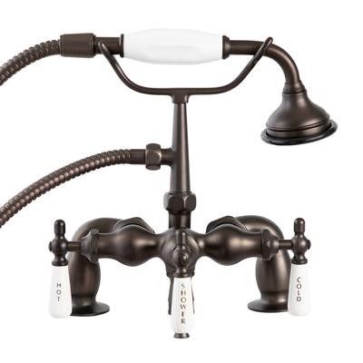 Randolph Morris Mason Hill Collection Deck Mount Downspout Tub Faucet with Handshower RMH157-ORB