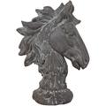 Biscottini - Busto statua 41x29x16 cm Soprammobile cavallo Statue decorative casa Scultura cavallo