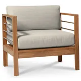 HiTeak Furniture SoHo Teak Outdoor Club Chair - HLAC1960C-CAN