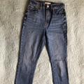 Madewell Jeans | Madewell Mid Wash Hi Rise Slim Boy Jean Sz 25 | Color: Blue | Size: 25