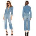 Free People Pants & Jumpsuits | Nwt Free People Charlie Denim Coverall Overalls Jumpsuit In Blue 14 Z72-14 | Color: Blue | Size: 14