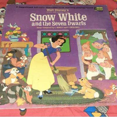 Disney Media | 1969 Disney Snow White And The Seven Dwarfs Record Vinyl Lp Vintage 60s | Color: Black | Size: Os