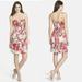 Jessica Simpson Dresses | Jessica Simpson Floral Corset Dress Size M | Color: Cream/Pink | Size: M