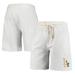 Men's Concepts Sport Oatmeal Los Angeles Dodgers Mainstream Logo Terry Tri-Blend Shorts