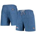 Men's Tommy Bahama Navy Denver Broncos Naples Layered Leaves Swim Trunks