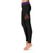 Women's Black Alcorn State Braves Solid Yoga Leggings