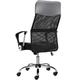 costoffs Desk Chair Ergonomic Executive Office Chair High Back Swivel Office Chair Adjustable Mesh Back Computer Chair with Armrest, Gray