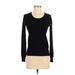 Ann Taylor Pullover Sweater: Black Tops - Women's Size Small