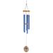 Arlmont & Co. Dontrelle Cross Sail Wind Chime Metal | 34.75 H x 4.625 W x 4.625 D in | Wayfair 2119D8A8250A473EA777F31ECF5CF8F4