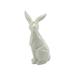 Trinx Bunny Figurine - Contemporary White & Gold Rabbit w/ Glasses Decorative Statue - Abstract Bunny Table Accent Decor For Home or Office | Wayfair