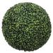 Charlton Home® Glosco Ball Outdoor Artificial Boxwood Topiary Plastic | 20 H x 20 W x 20 D in | Wayfair 0647BF8D852C4711A0394EC1843A305B