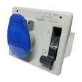 Prise verrouillée Legrand pour panneau 2P+T 2X16A+E 230V IP44 057300