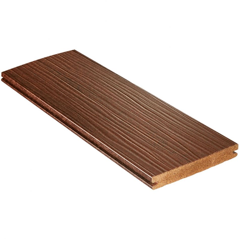 NATURinFORM WPC-Terrassendiele DIE EXKLUSIVE kastanienbraun massiv, 4000 mm, 245 mm Image