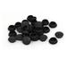 12mm Dia Round Flush Mounted Tube Insert Hole Covers Black 30pcs