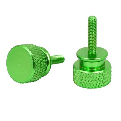 Computer PC Case Aluminum Alloy Knurled Thumb Screws M3x12mm 4pcs