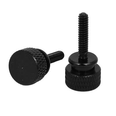 Computer PC Case Round Head Knurled Thumb Screws 6#-32 10pcs