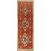 Contemporary Moroccan Hallway Runner Rug Hand-knotted Wool Carpet - 3'1" x 9'9"
