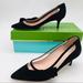 Kate Spade Shoes | Kate Spade Black Suede Women’s Heels Pumps | Color: Black | Size: 5