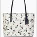 Kate Spade Bags | Kate Spade Schuyler Medium Leather Tote Bag Cream Multi Lily Blooms Floral | Color: Pink/White | Size: 11"H X 11.5"W X 5.75"D