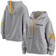 "Women's WEAR by Erin Andrews Gray Pittsburgh Steelers Full-Zip Hoodie"