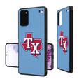 Texas Rangers Light Blue Galaxy Solid Design Bump Case
