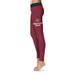 Women's Maroon Missouri State University Bears Solid Yoga Leggings