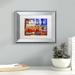 Latitude Run® Subway City Art NYC IV - Picture Frame Photograph Print on Canvas Canvas, Wood in Blue/Orange | 11 H x 14 W x 0.5 D in | Wayfair