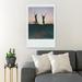 Latitude Run® Two Person Jumping On Green Grass Field During Daytime - 1 Piece Rectangle Graphic Art Print On Wrapped Canvas in White | Wayfair