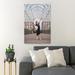 Everly Quinn Ballerina Standing Under Arch - 1 Piece Rectangle Graphic Art Print On Wrapped Canvas in White | 36 H x 24 W x 2 D in | Wayfair