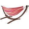 Vivere Europe B.V Double Cotton Hammock with Solid Pine Arc Stand, Mimosa Vivere-Amaca Doppia in