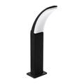 Piantana Moderna Da Esterno Fiumicino Led Alluminio Nero H45Cm - Bianco