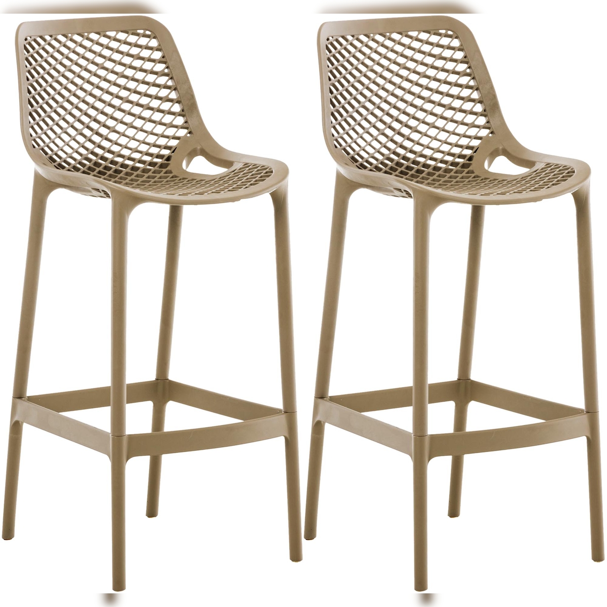 CLP 2er Set Outdoor Barhocker Air schlamm Image