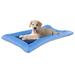 Cozy Plush Pet Bed, 29" L X 42" W X 3.5" H, Blue, Medium