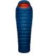 Rab Ascent 700 Schlafsack (Größe extra long wide left, blau)