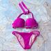 Victoria's Secret Swim | 32b Swim Xsmall Swimsuit Set 2 Piece Bombshell | Color: Pink/Purple | Size: Xs