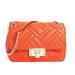 Michael Kors Bags | Nwt Michael Kors Peyton Medium Quilted Flap Chainlink Shoulder Bag In Mandarin | Color: Red | Size: 9.5 X 6.5 X 3.5 Inches
