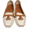 Louis Vuitton Shoes | Louis Vuitton Bicolor Charm Leather Slip On Loafers | Color: Brown/White | Size: 8.5